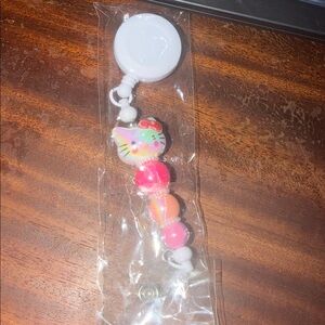 Cute Hello Kitty Pink and White Lanyard